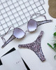 Leopard Print High Waist Bikini Set