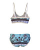 Women Stylish Lace Trim Strappy Bikini Set