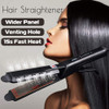 Professional Hair Straightener Steam Flat Iron Four-Gear Hair Tourmaline Ceramic