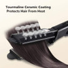 Professional Hair Straightener Steam Flat Iron Four-Gear Hair Tourmaline Ceramic