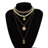 Multi Layered Pearl Choker Necklace