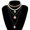 Multi Layered Pearl Choker Necklace