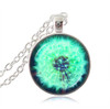 2017 Limited Real Collier Collares Pendant Necklace Dandelion Plated Chain Necklaces Glass Cabochon Natural Plant Jewelry HZ1