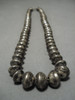 Amazing Vintage Navajo Sterling Silver Native American Necklace Old Amazing Vintage Navajo Sterling Silver Native American Necklace Old