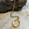 Gold Compass necklace, Minimalist Gold necklace, Dainty compass pendant, Layering Necklace, casual necklace, Gift for her, casual - AFN 115 Gold Compass necklace, Minimalist Gold necklace, Dainty compass pendant, Layering Necklace, casual necklace, Gift for her, casual - AFN 115