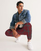 Love Red Masculine Track Pants