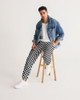Checkerboard Masculine Track Pants