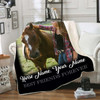 FOREVER BEST FRIENDS HORSE PERSONALIZED BLANKET