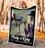 FOREVER BEST FRIENDS COW PERSONALIZED BLANKET