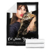 FOREVER BEST FRIENDS CAT PERSONALIZED BLANKET