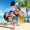 PERSONALIZED FAMILY BEACH/PICNIC BLANKET