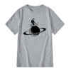 100% cotton short sleeve funny  space design Men t shirt