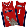 America #1 USA Basketball Jersey