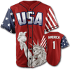 America #1 USA Baseball Jersey