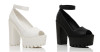 Chunky Heel Platform Peep toes Shoes