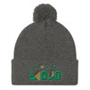Pom Pom Knit Cap