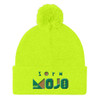 Pom Pom Knit Cap
