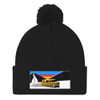 Pom Pom Knit Cap