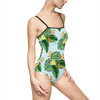Green Leaf One-piece Swimsuit