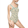 Green Leaf One-piece Swimsuit