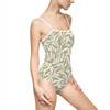 Green Leaf One-piece Swimsuit