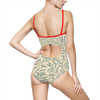 Green Leaf One-piece Swimsuit