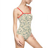 Green Leaf One-piece Swimsuit
