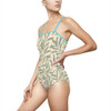 Green Leaf One-piece Swimsuit