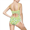 One-piece Swimsuit Green Leaf