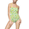 One-piece Swimsuit Green Leaf
