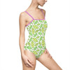 One-piece Swimsuit Green Leaf