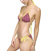 Pink Snake Bikini Set