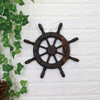 Wood Mediterranean Ship Wooden rudder helm Ship Anchor antique home decor wall decoration  vintage room decoration accessories