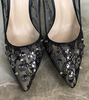 Women's Floral Lace Crystal Bridal Shoes