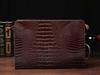 Crocodile Embossed Executive Clutch