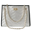 Vintage Chevron Chain Shoulder Bag