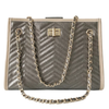Vintage Chevron Chain Shoulder Bag