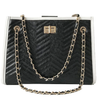 Vintage Chevron Chain Shoulder Bag