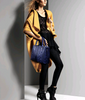 Python Embossed Fashion Handbag