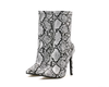 Women's Python Stiletto Chelsea Boots