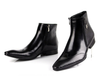 Genuine Leather Oxford Chelsea Boots