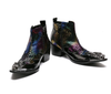 Genuine Leather Dragon Chelsea Boots