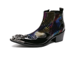 Genuine Leather Dragon Chelsea Boots