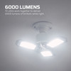 NEBO HIGH BRIGHT | LED 6000 Lumen | Directional Adjustable | Standard Light Socket | Garage, Work Shop | Carter Goods Bundle's
