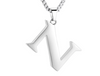 Letter Cremation Necklace
