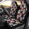 Colorful Sugar Skull III Car Seat Covers