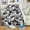 Skulls Throw Blanket