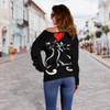 Love Cats II Off Shoulder Hoodie