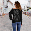 Steampunk Cat Off Shoulder Hoodie
