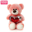 Hot Selling 50cm Holding LOVE Heart Teddy Bear Stuffed Soft Animal Plush Toy